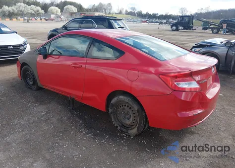 2012 Honda Civic Lx z USA, uszkodzony, nr VIN 2HGFG3B58CH557319